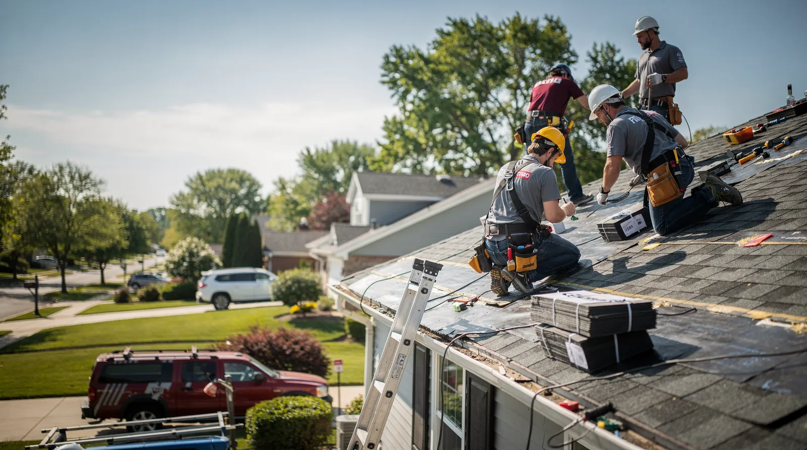 Roof Repair in North Aurora, IL around you
